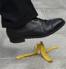 Peau de banane et chaussures